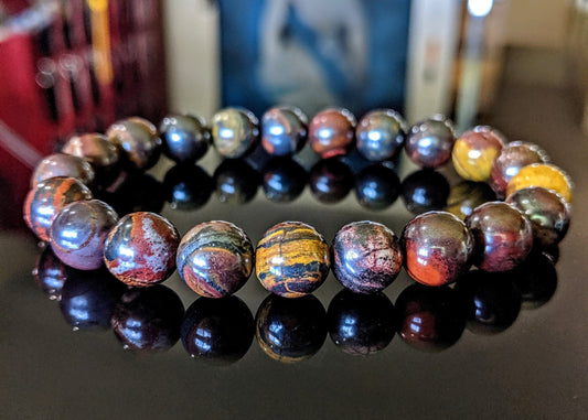 Thor's Power | Iron Tiger bead bracelet for Men Stretch 10mm